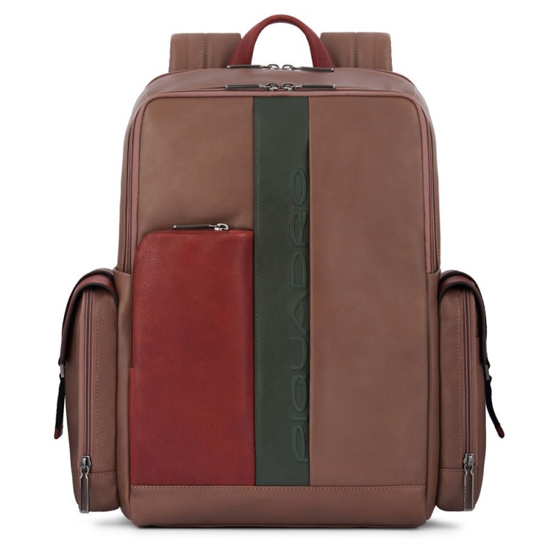 Piquadro STEVEN/Taupe  Рюкзак с отдел. д/ноутбука 15,6"/iPad Pro (37x42x16)