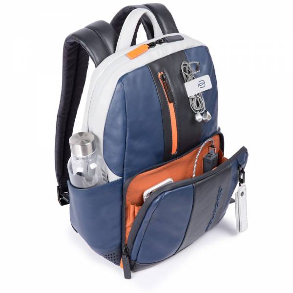 Piquadro URBAN Bagmotic/Blue-Grey2  Рюкзак с отдел. д/ноутбука 14"/iPad Air/Pro с RFID защитой/USB/microUSB/а