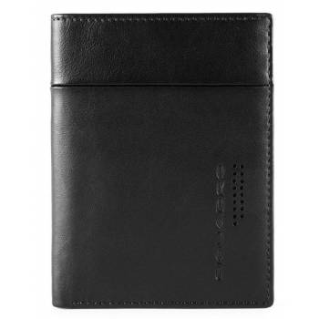 Piquadro URBAN/Black  Портмоне верт. с отдел. для 9 кред.карт с RFID защитой (9,5x12,5x1)