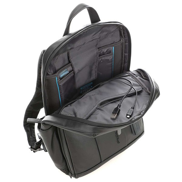 Piquadro URBAN/Black  Рюкзак с отдел. д/ноутбука 14"/iPad Air/Pro (29x39,5x15)