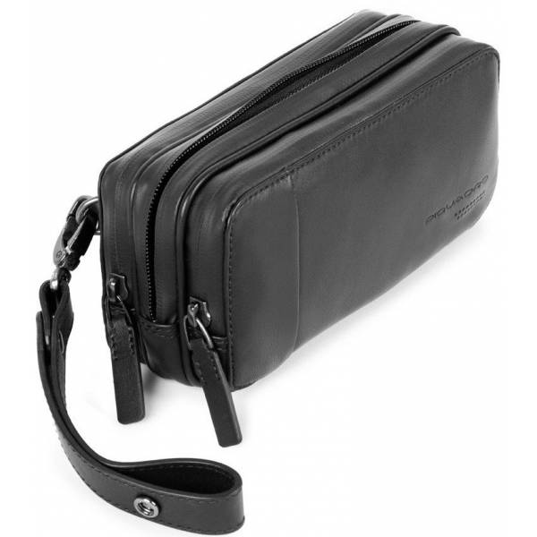 Piquadro URBAN/Black  Сумочка с 3 отдел. на молнии (21x10x6,5)