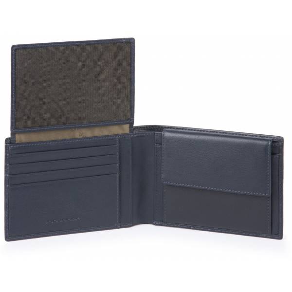 Piquadro URBAN/Blue  Портмоне гориз. с отдел. для док. с RFID защитой (13x9x2)