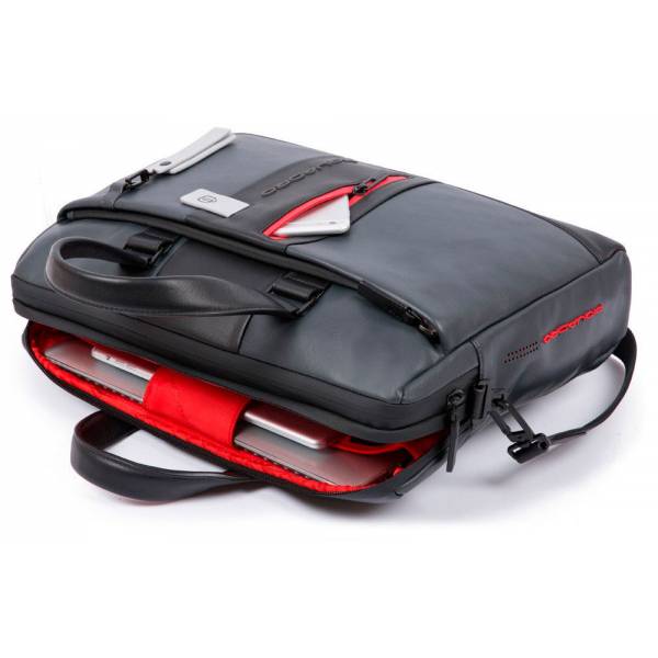 Piquadro URBAN/Grey-Black  Портфель двуручн. с отдел. д/ноутбука 15"/iPad Air/Pro (42,5x30x9,5)