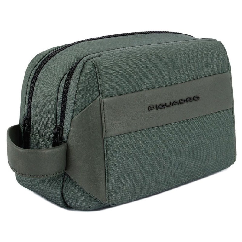 Piquadro WOODY/Green  Несесеср с двумя отдел. (23x15x11)